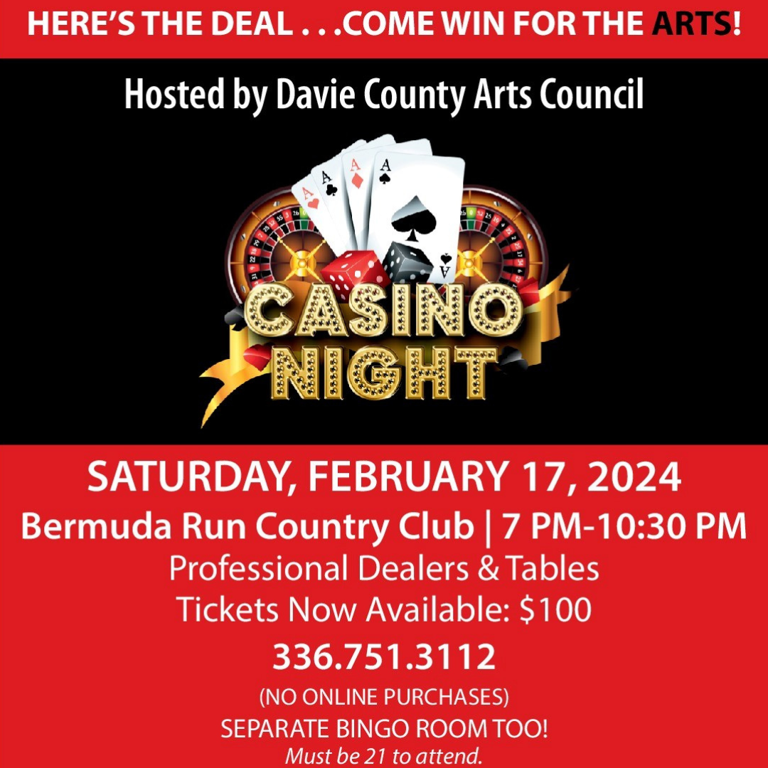 Casino Night Bermuda Run Country Club Davie County Arts Council